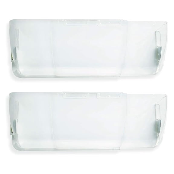 Heat and Deflector - Magnetic, Adjustable, Unbreakable, Floor & Ceiling Use - 10-14 In, 2 Pack