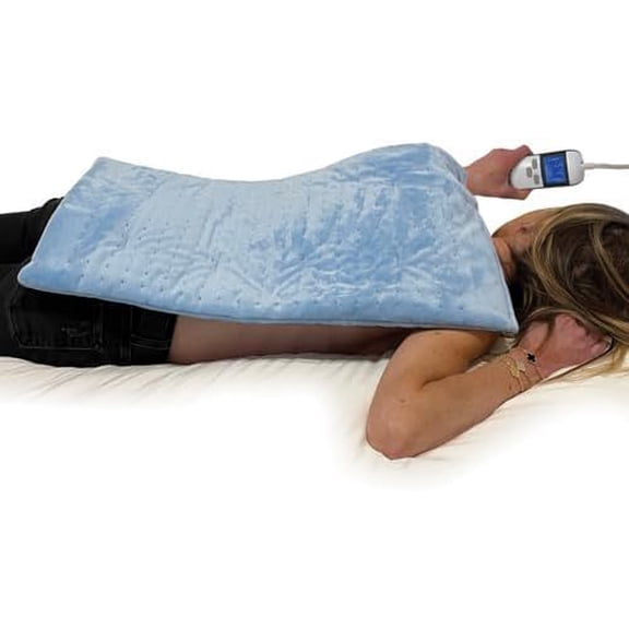 Heat it Up Rapid Heat Heating Pad with Digital LCD Controller and Machine Washable Pad