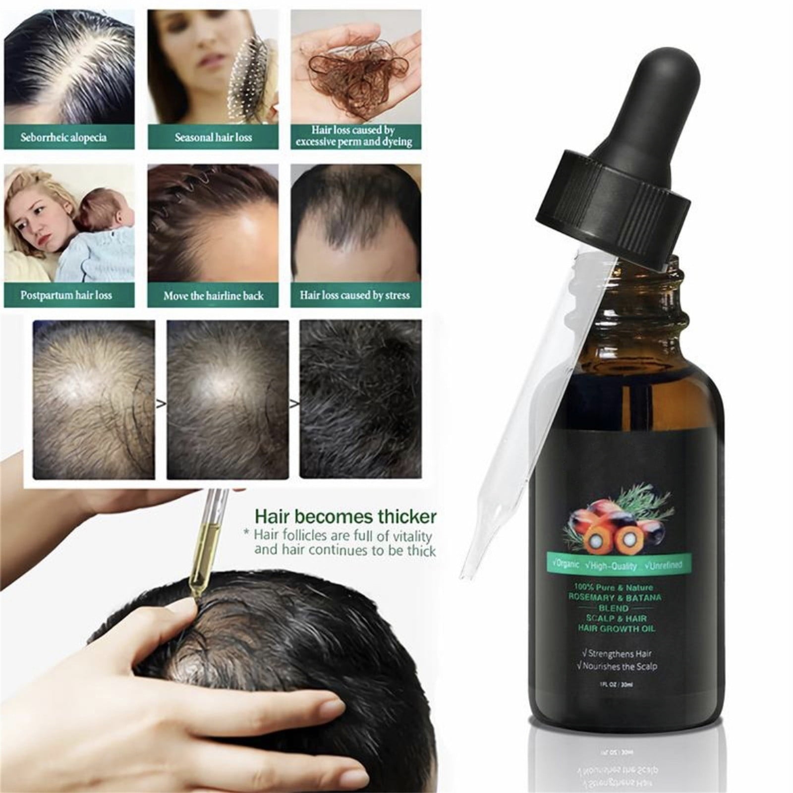 Heat protectant conditioner Hair Oil Unisex Organic Jojoba Scalp Oil