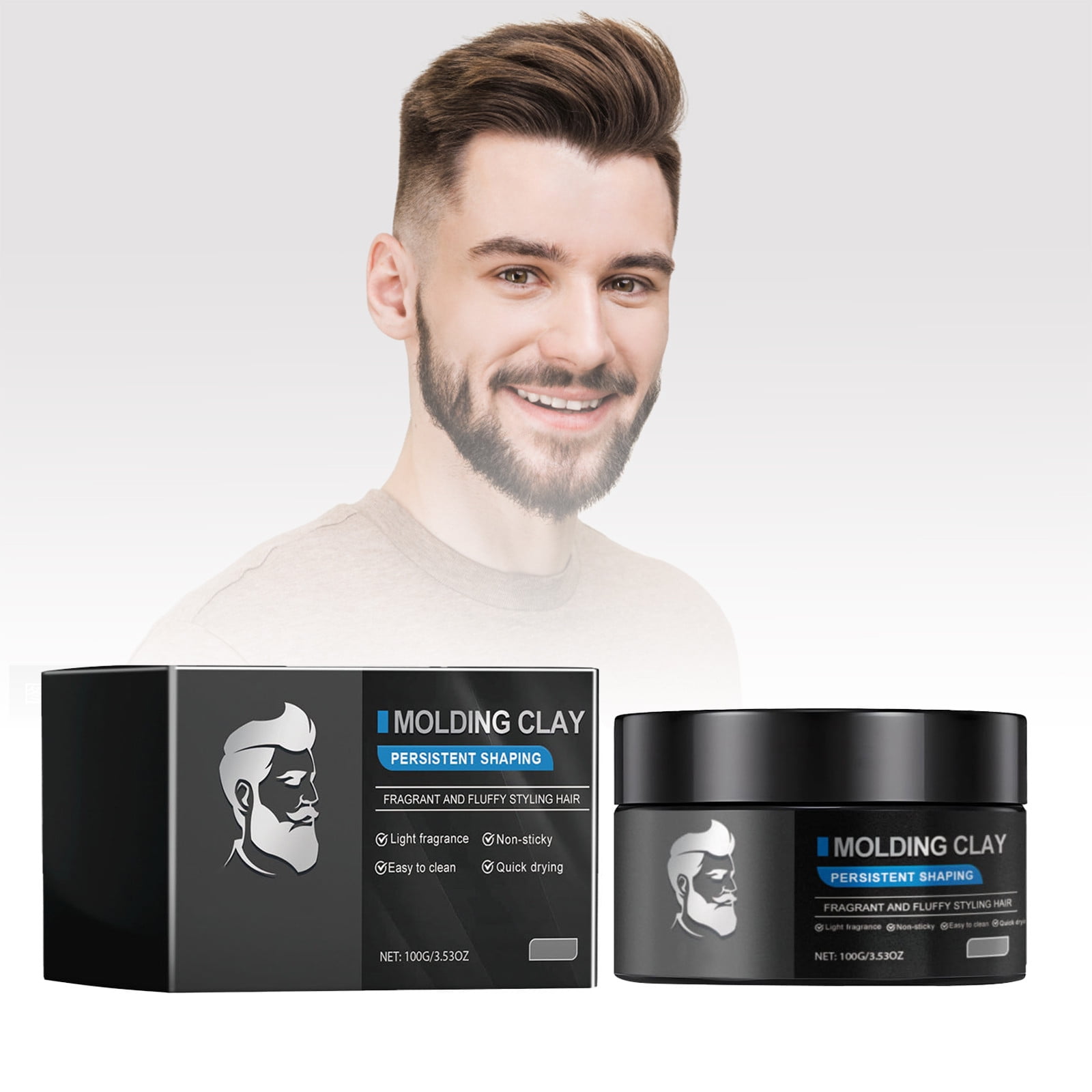 Heat protectant conditioner Men's Hair Styling Set Lasting Styling Fresh And Non Greasy Styling