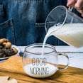 thumbnail image 1 of Heat-resistant Milk Cup With Handle Breakfast Cup Cereal Cup Glass Water Cup, 1 of 6