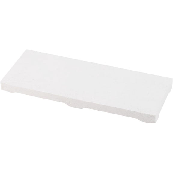 Heat-resistant Quartz Board Honeycomb Plate Rectangle WhiteSmoke 28.6x11.25x2cm DIY