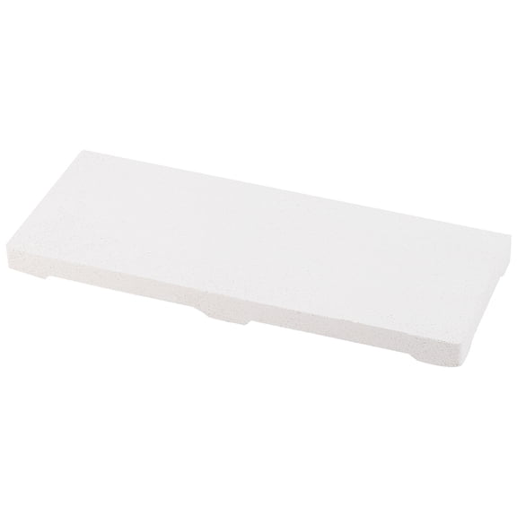 Heat-resistant Quartz Board Honeycomb Plate Rectangle WhiteSmoke 28.6x11.25x2cm