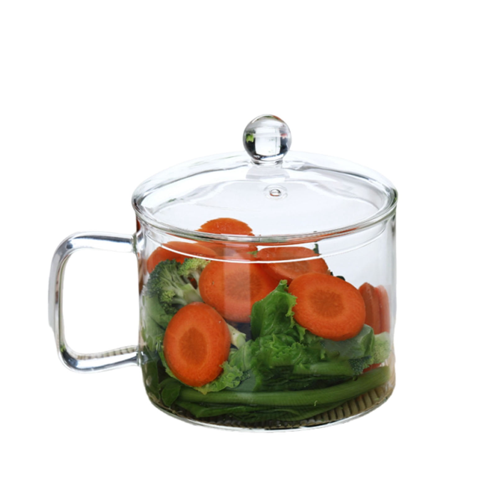 Heat-resistant glass pot with lid, glass pots for cooking soup pot ...