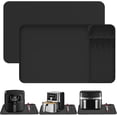 thumbnail image 1 of Heat-resistant silicone countertop mat, 25.59 inches x 15.75 inches air fryer mat, with kitchen accessory rack, compatible, microwave oven, coffee maker, kitchen countertop protector, 1 of 5