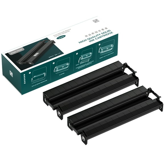 Heat transfer ribbon,Thermal Ribbon Portable A4 Thermal Ribbon Portable A4 2 Rolls Thermal Office Thermal Printer Huiop Ribbon Siuke 2 Hxber Heat