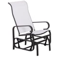 thumbnail image 1 of Heat & wear - resistant metal rocker, beige color | Outdoor relaxation on patio | Support up to 352 lbs safely, 1 of 2