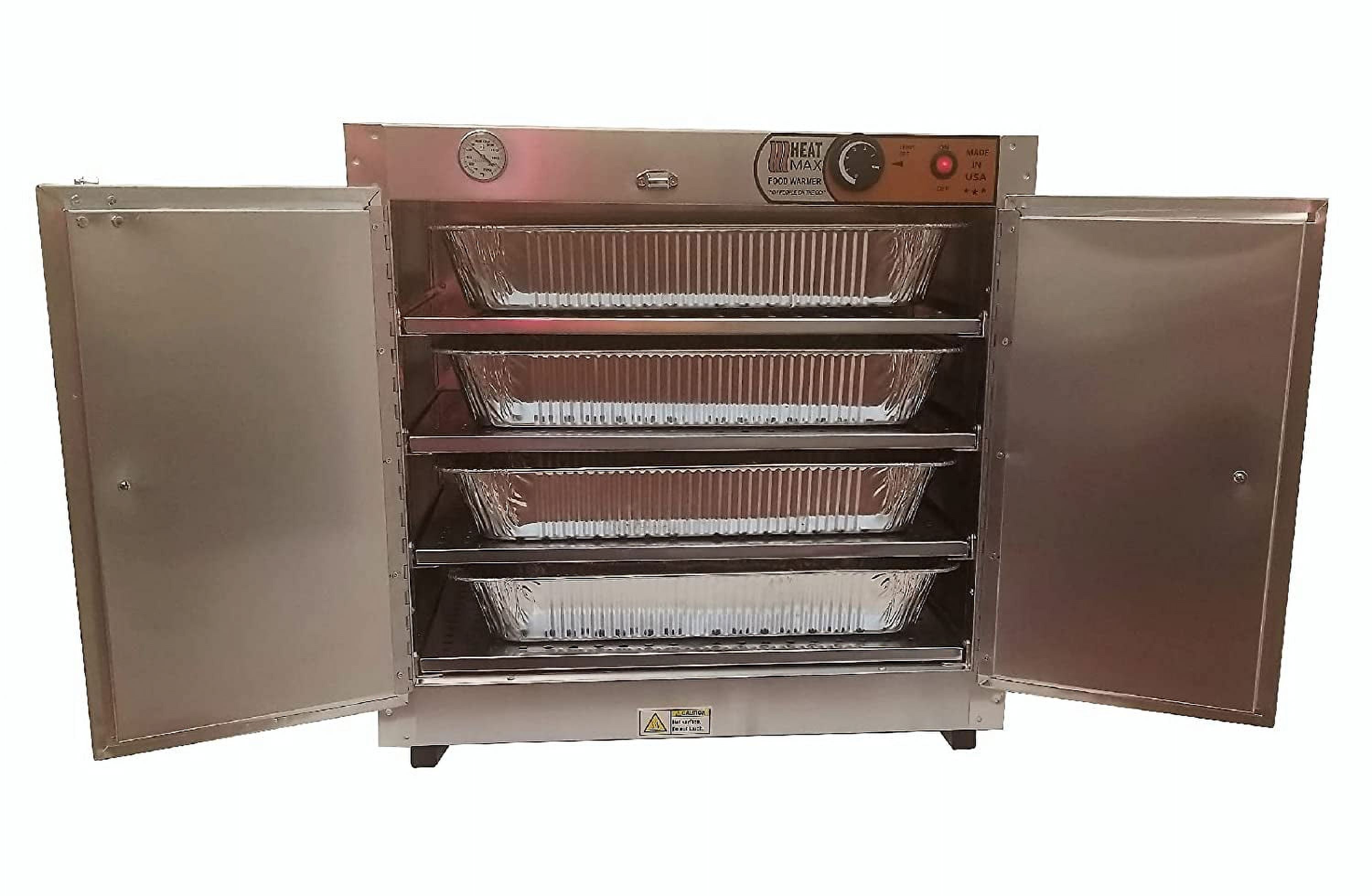 HeatMax 251524 Catering and Events Food Warmer with Water Tray, The Original and the best, UL / NSF Certified for inspections, -- MADE IN USA with service and support, Great for Schools, Churches