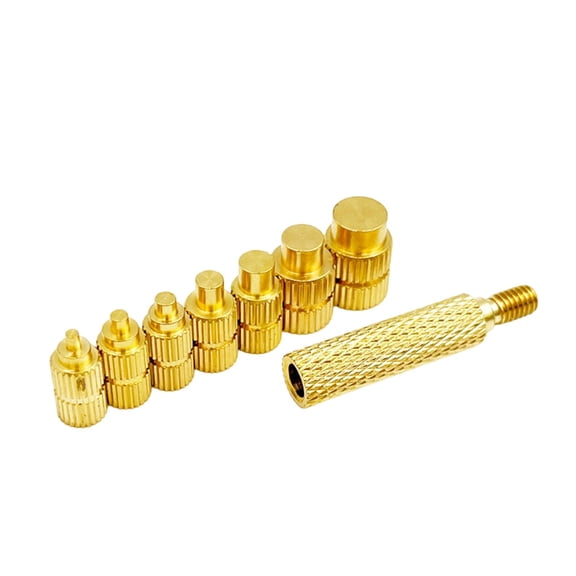 HeatResistant Brass Threaded Inserts for Thermal Welding & PCB Circuit Board Repairs (120)