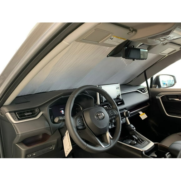 HeatShield Sun Shade Windshield Simple installation Custom Fit for Toyota, Silver