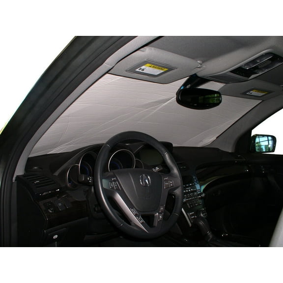 HeatShield, The Original Windshield Sun Shade, Custom-Fit for Acura MDX SUV 2007, 2008, 2009, 2010, 2011, 2012, 2013, Silver Series