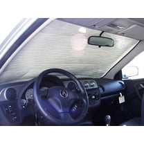 HeatShield, The Original Windshield Sun Shade, Custom-Fit for Acura RSX Coupe 2002, 2003, 2004, 2005, 2006, Silver Series