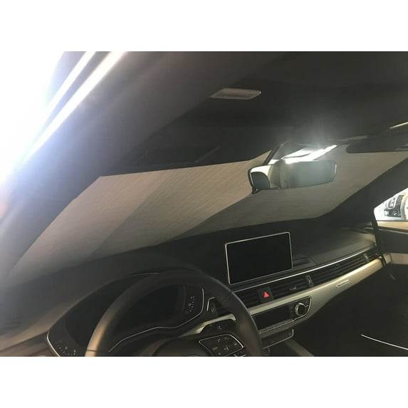 HeatShield, The Original Windshield Sun Shade, Custom-Fit for Audi A4 Sedan 2017, 2018, 2019, 2020, 2021, Silver Series