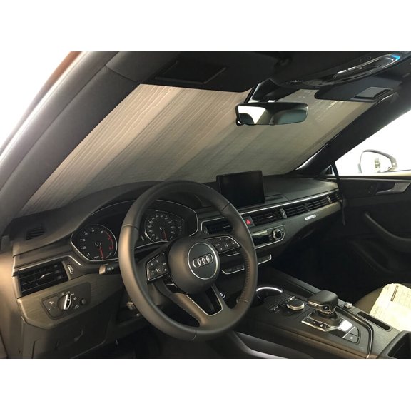 HeatShield, The Original Windshield Sun Shade, Custom-Fit for Audi S5 Coupe 2018, 2019, 2020, 2021, Silver Series