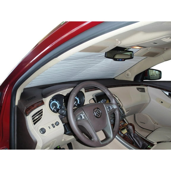 HeatShield, The Original Windshield Sun Shade, Custom-Fit for Buick LaCrosse Sedan 2010, 2011, 2012, 2013, 2014, 2015, 2016, Silver Series