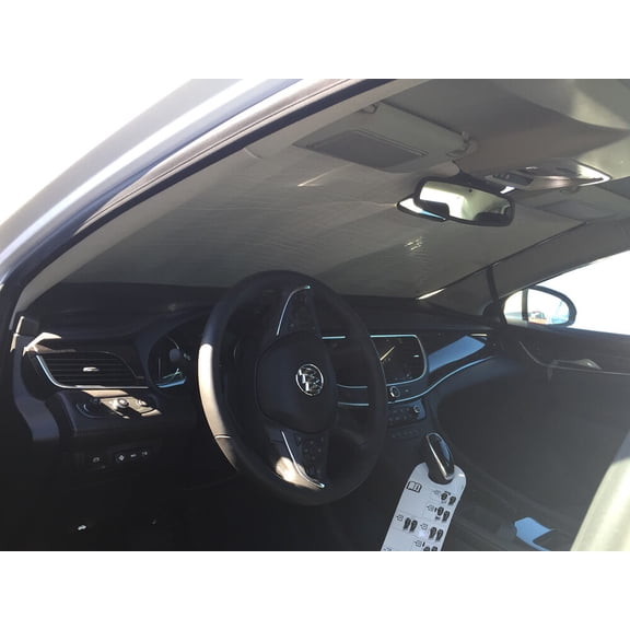 HeatShield, The Original Windshield Sun Shade, Custom-Fit for Buick LaCrosse Sedan w/ Sensor 2017, 2018, 2019, Silver Series