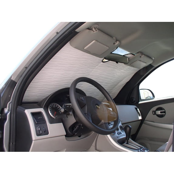 HeatShield, The Original Windshield Sun Shade, Custom-Fit for Chevrolet Equinox SUV 2005, 2006, 2007, 2008, 2009, Silver Series
