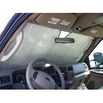 HeatShield, The Original Windshield Sun Shade, Custom-Fit for Ford F-350 Truck (Crew Cab) 1999-2007, Silver Series