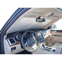 HeatShield, The Original Windshield Sun Shade, Custom-Fit for Jeep Grand Cherokee SUV w/o Sensor 2011-2021, Silver Series