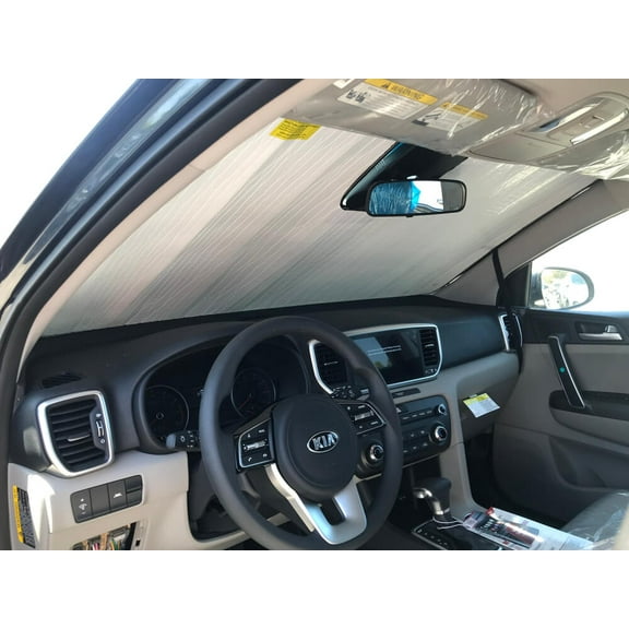 HeatShield, The Original Windshield Sun Shade, Custom-Fit for Kia Sportage SUV 2020, 2021, Silver Series