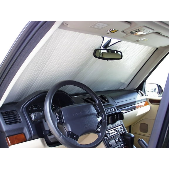 HeatShield, The Original Windshield Sun Shade, Custom-Fit for Land Rover Range Rover SUV 2003-2012, Silver Series