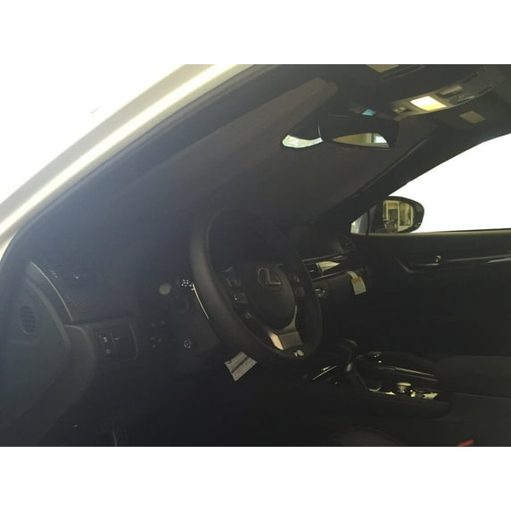 HeatShield, The Original Windshield Sun Shade, Custom-Fit for Lexus GS F Sedan w/ Sensor 2016, 2017, 2018, 2019, 2020, Silver Series