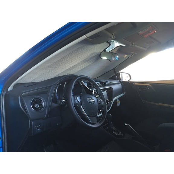 HeatShield, The Original Windshield Sun Shade, Custom-Fit for Scion iM Hatchback (5D) 2016, Silver Series