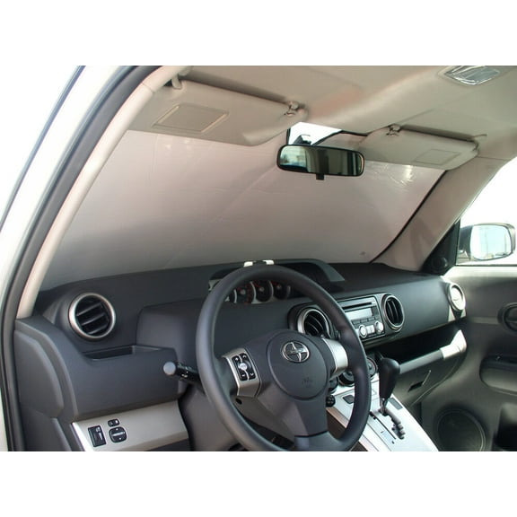 HeatShield, The Original Windshield Sun Shade, Custom-Fit for Scion xB Hatchback (5D) 2008, 2009, 2010, 2011, 2012, 2013, 2014, 2015, Silver Series