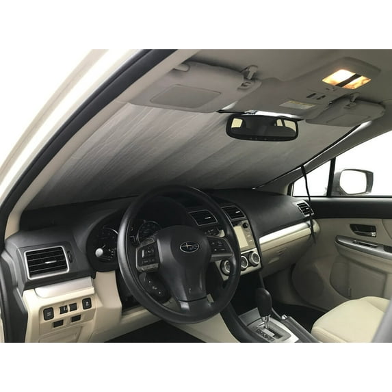 HeatShield, The Original Windshield Sun Shade, Custom-Fit for Subaru Crosstrek Hatchback (5D) w/ Eyesight 2016, 2017, Silver Series