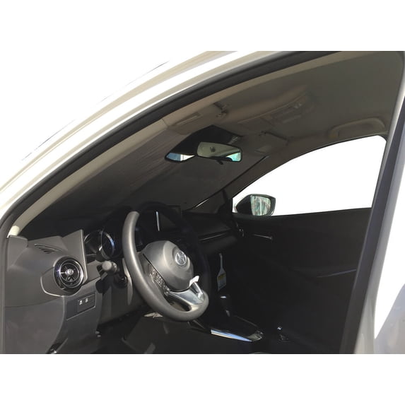 HeatShield, The Original Windshield Sun Shade, Custom-Fit for Toyota Yaris Sedan 2019, 2020, Silver Series