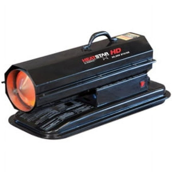 HeatStar Portable Kerosene Forced Air Heaters, 50,000 Btu/h, 4 gal - 1 EA (373-HS50K)