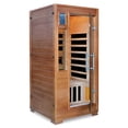 thumbnail image 1 of HeatWave 1-2 Person Hemlock Infrared Sauna W/ 5 Carbon Heaters, 1 of 7