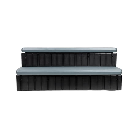 HeatWave Spa Step With Storage Slate Gray