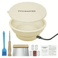 thumbnail image 1 of Heatable Sourdough Fermentation Bowl - Foldable Thermostatic Bread Proofing Basket with Bottom Food Warmers, Multipurpose Box with Accessories for Holding Warming Bread, Meat, Pet Food, 1 of 8