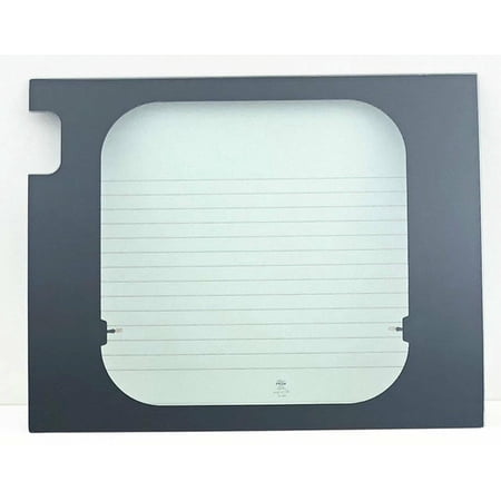 Heated Back Window Back Glass Driver Left Side Compatible with Ram Promaster 1500 2500 3500 Cargo Van 2014-2025 Models (Not For Promaster City Van)