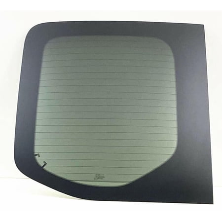 Heated Back Window Back Glass Driver Left Side No Wiper Hole Style Compatible with Mercedes Benz Sprinter 1500 2500 3500 4500 2019-2024 Models