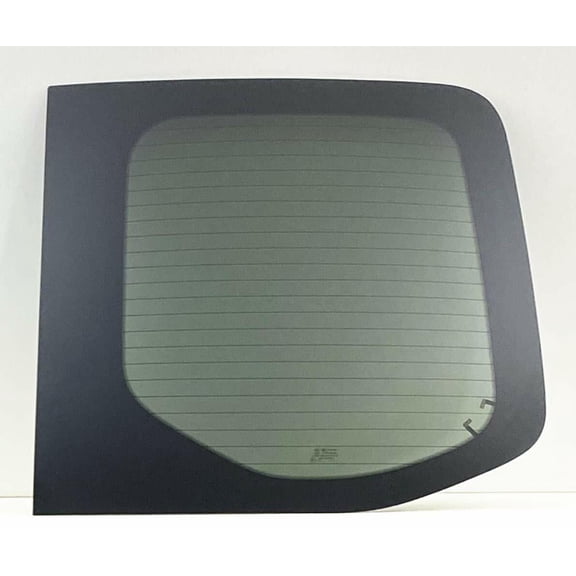 Heated Back Window Back Glass Passenger Right Side No Wiper Hole Style Compatible with Mercedes Benz Sprinter 1500 2500 3500 4500 2019-2024 Models