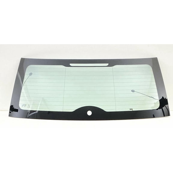 Heated Back Window Back Glass w/ 3 Connector Leads Compatible with Mini Cooper 2 Door Hatchback 2007-2011 Models