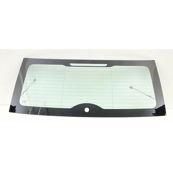 Heated Back Window Back Glass with 2 Connector Leads Compatible with Mini Cooper 2 Door Hatchback 2010-2015 Models