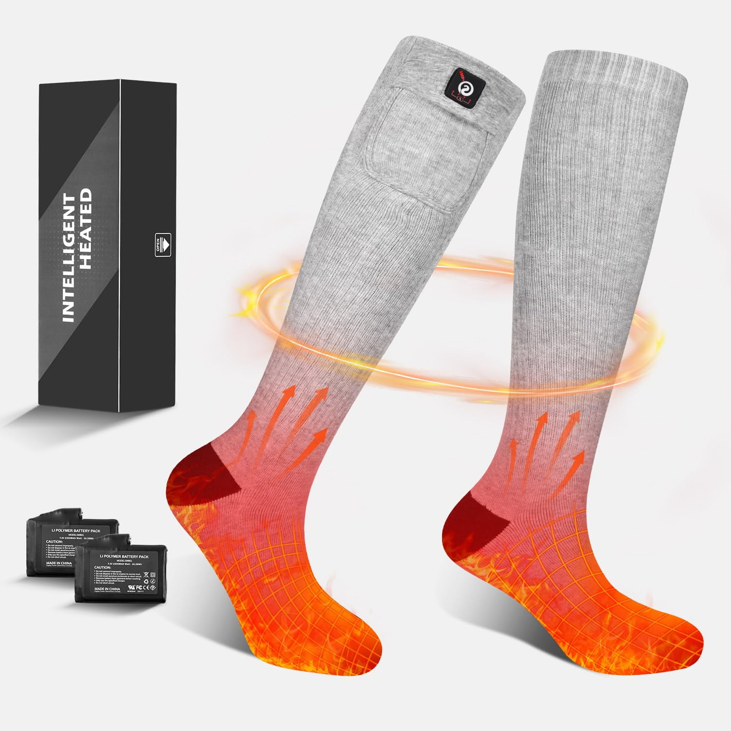 Heat Pad Best Rechargeable Heated Socks HeatPerformance® THIN
