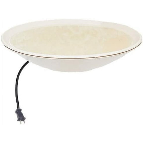 Heated Birdbath | Heated Bird Bath for Outdoors with Mounting Hardware$$Garden & Patio