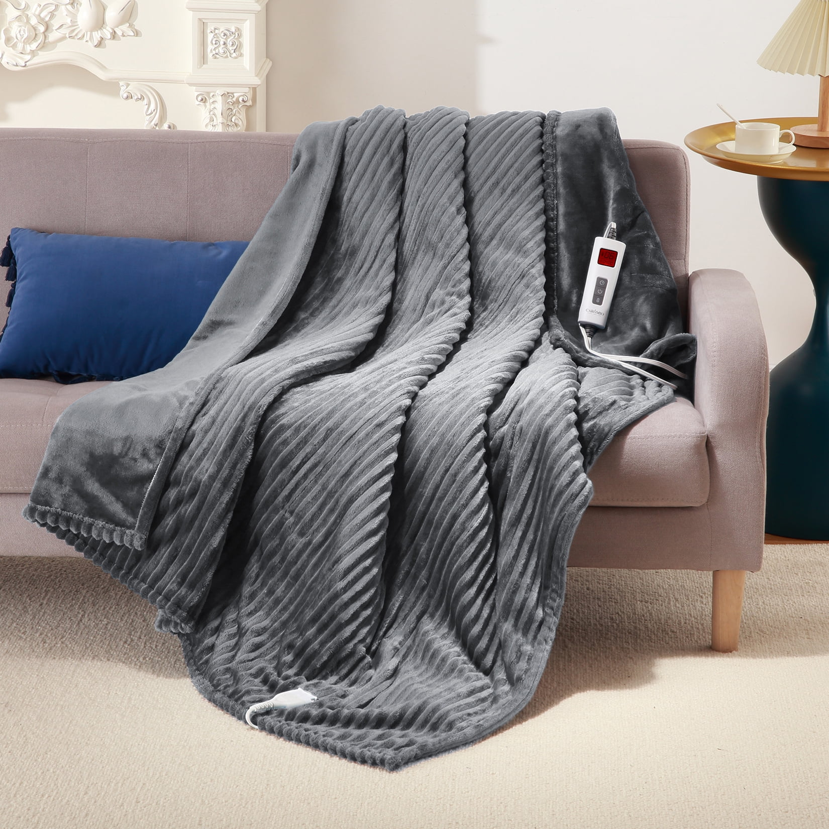 iTeknic Full Size Heated Blanket, 72x 84 Electric Blanket Fast