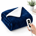 Heated Blanket Electric Throw 50