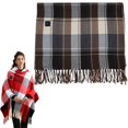 thumbnail image 1 of Heating Pad Heated Blanket Heated Shawl for Women Portable Wearable Usb Heating Blanket Soft Warm Zipper Scarf for Winter Home Travel, 1 of 8