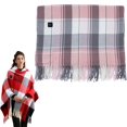 thumbnail image 1 of Heating Pad Heated Blanket Heated Shawl for Women Portable Wearable Usb Heating Blanket Soft Warm Zipper Scarf for Winter Home Travel, 1 of 6