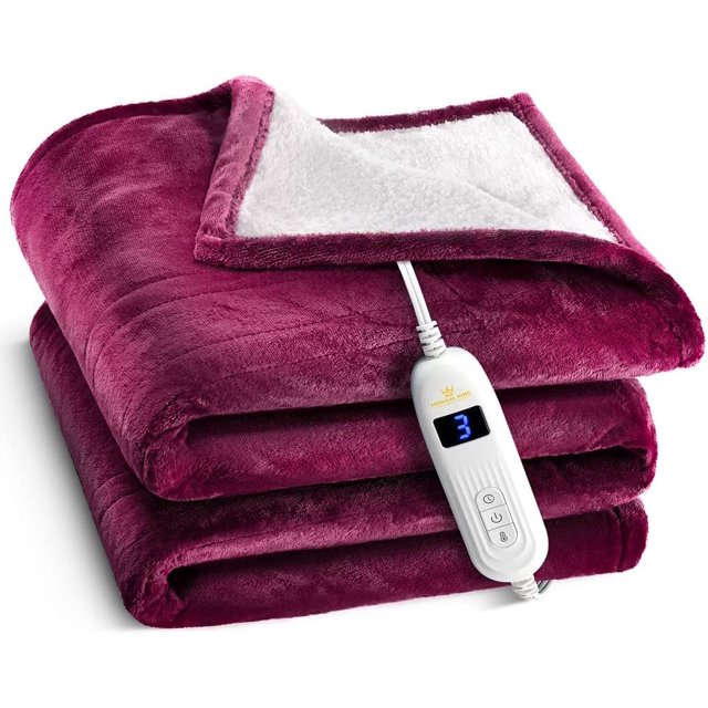 Heated Blanket, Machine Washable Extremely Soft and Comfortable