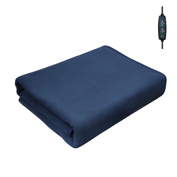 Heated Blanket USB Heating Blanket Lengthened And Widened 5V Thermal Shawl Knee Pad Electric Blanket (adjustable) Navy Giyblacko