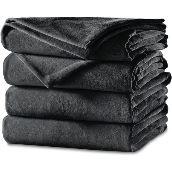 Heated Blanket | Velvet Plush, 10 Heat Settings, Slate, King - BSV9GKS-R825-12A44
