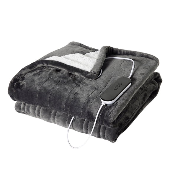 Heated Blanket for Home Comfort with Adjustable Smart Temperature Control and Energy Efficient Soft Design
