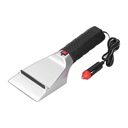 Heated Car Scraper, Plastic Metal 12v 18w 60 110.24in 3 Min Fast Heat Auto Heated Snow Shovel Electric Windshield Ice Scrapers for Cars Trucks SUV